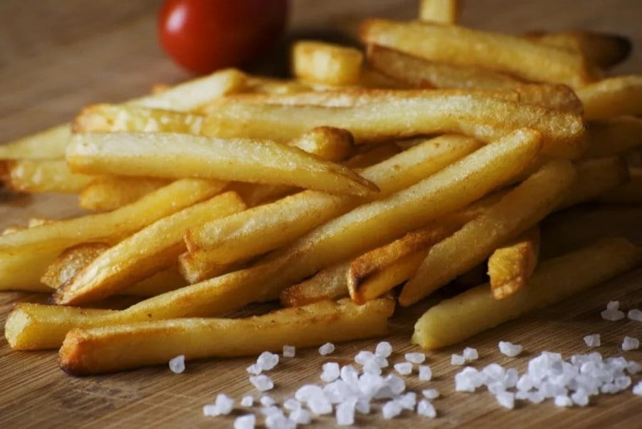 Heißluftfritteuse: Pommes frites