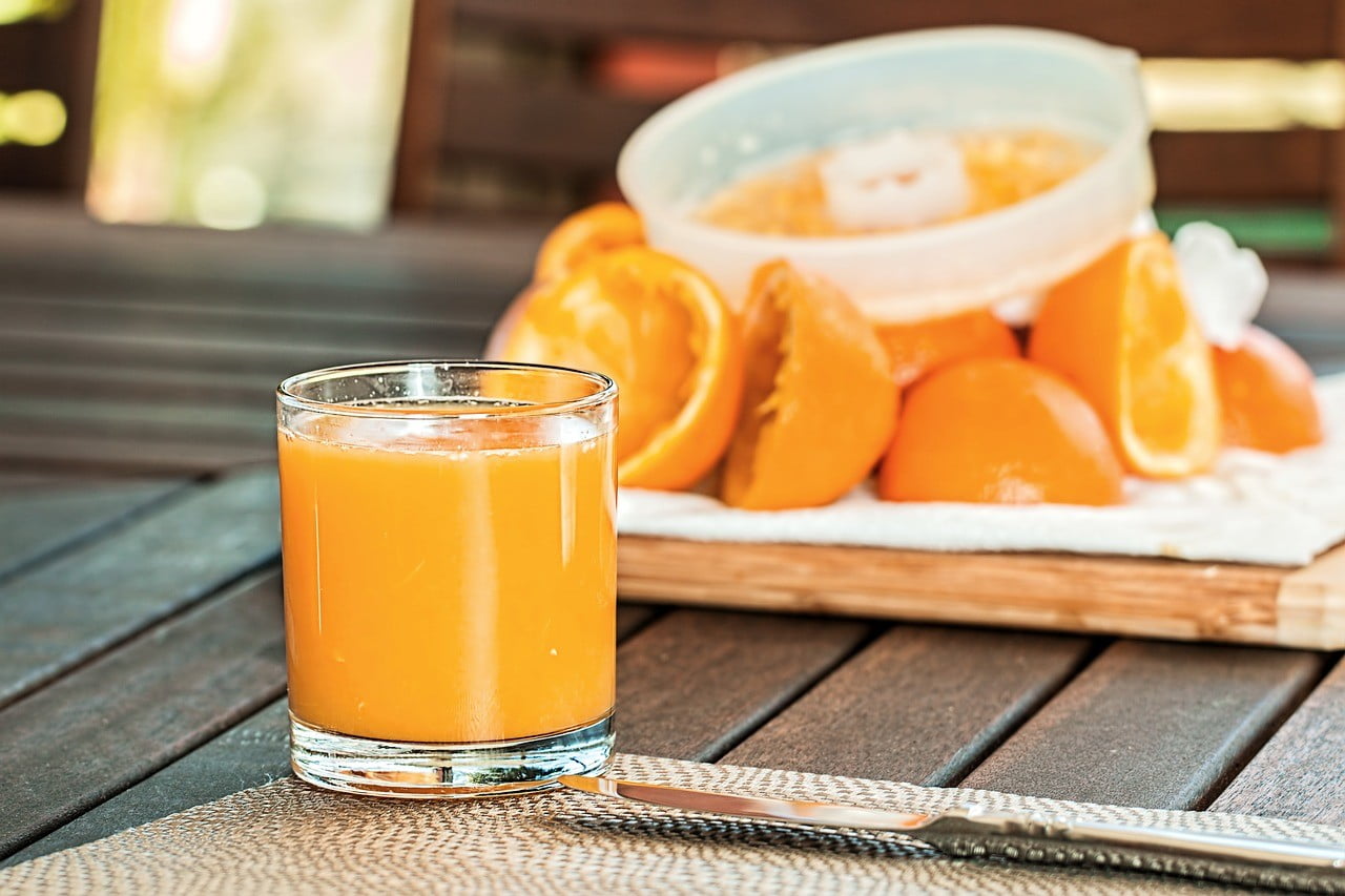frisch gepresster Orangensaft