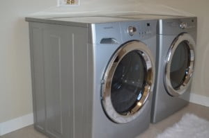 Waschmaschinenmatte Vorleger im Bad