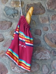 Brotbeutel unterschiedliche Formen und Farben