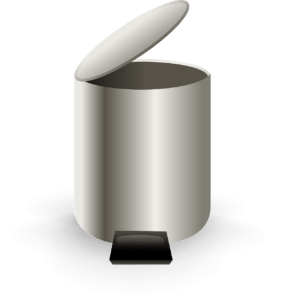 Eine gute Alternative zu einem Mülleimer mit automatischem Deckel, sind solche Modelle, welche sich mit dem Fuß öffnen lassen. Auch hier muss man den Mülleimer nicht anfassen.