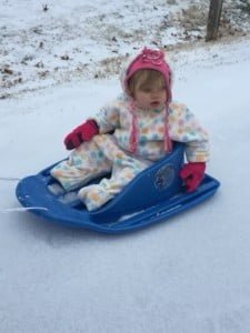 Die Sicherheit muss bei einem Babyschlitten natürlich besonders gewährleistet sein.